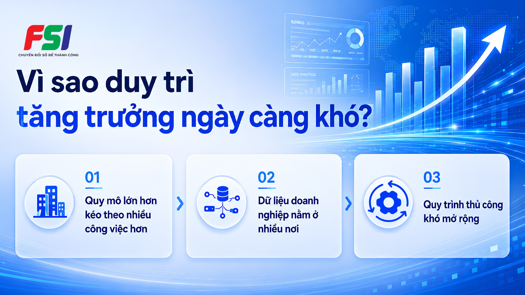 Doanh nghiệp còn gặp nhiều khó khăn khi duy trì tốc độ tăng trưởng.